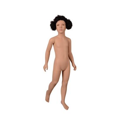 China With Wig Kids Mannequin With Wig In Skin With Makeup for sale