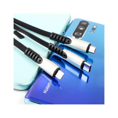 China Mobile phone supplier cheap wholesale three-in-one Android interface/IOS interface/TYPE-C interface data cable for sale