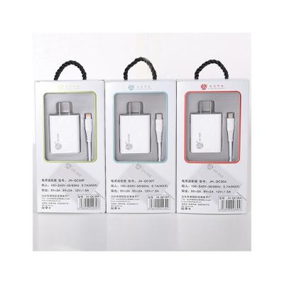 China TYPE-C Interface Direct Interface IOS Supplier Mobile Phone Android Smart Charger 5V=3A Set for sale