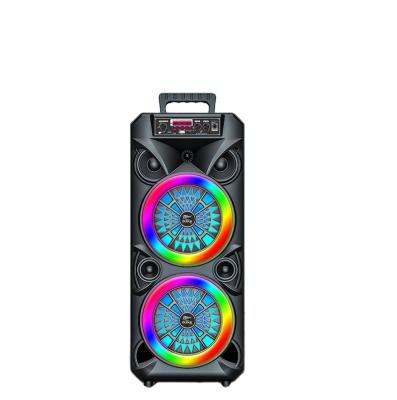 China New Model Plastic Cylinder Speaker Subwoofer Karaoke With Microphone Wireless Audio Blue Tooth Speaker for sale