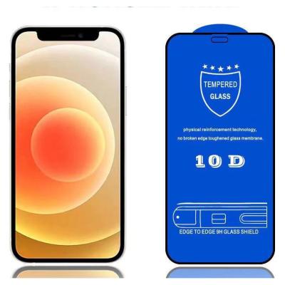 China Hot Selling Anti-fingerprint Screen Protector New 10D Mobile Phone HD Tempered Film Phone Screen Protector Tempered Screen Protector for sale