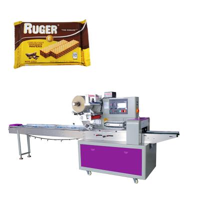 China High Speed ​​Automatic Pet Food Chocolate Bag Wrapping Appliances Horizontal Pillow Packaging Machine for sale