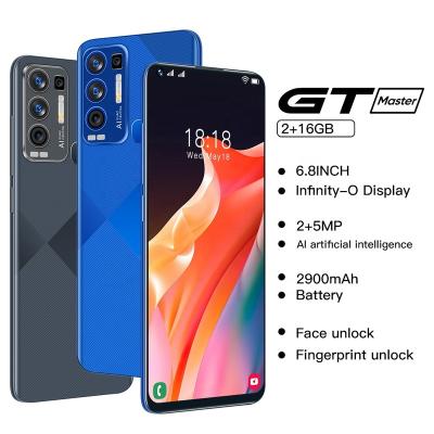 China Dual SIM Card GT Master 6.8 Inch 3G Smart Phone 6.8 Inch Infinity-O Screen 2+16 Gb Dual Sim Android Phone for sale