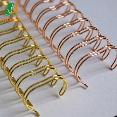 China For Binding Pounds Good Quality Plating Wire O Ring Double Coil Double Loop Wire With Different Size for sale