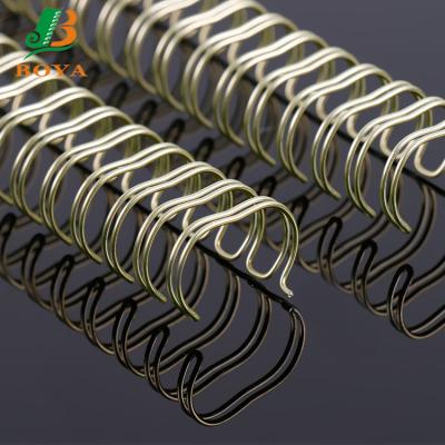 China For Wiro Nylon Coated Twin Wire Binding Durable Metal Books Loop Binding Ring For Sale for sale