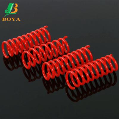 China For High Quality PVC Hollow Supplier Red Plastic Spiral Notebook BOYA School Binding Coil for sale