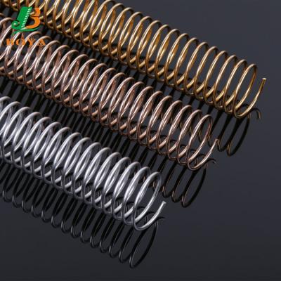 China Metal Spiral Ring Single Binding Wire Guest Book Binding Spiral Metal for sale