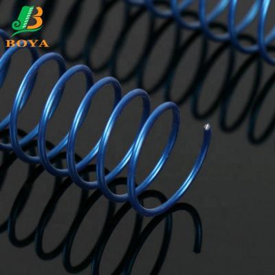 China Binding Wire for Notebook Nylon - Coated Metal Spiral Wire A4 Size and Light Steel Single Wire for sale