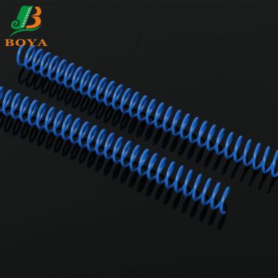 China Binding Wire For Notebook Colored Office Spiral Wrist Coil Spiral Spring Plastic Coil For Book Binding for sale