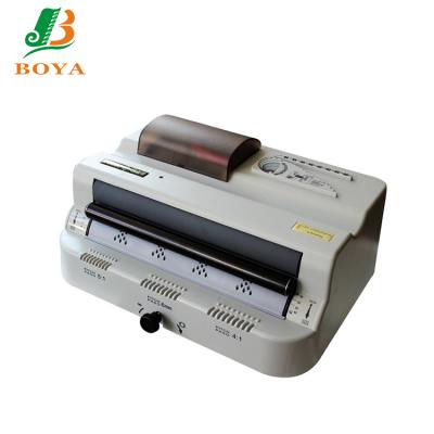 China CE approved BOYA BOYA factory 20150908 professional simple PET PVC wire coil binding machine single spirla wire binding machine for sale