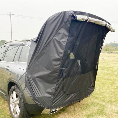 China Extended type car trip tent wholesale outdoor sunshade and travel tent car trunk rainproof tent for sale