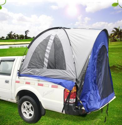 China Extended type direct selling 190 T polyester car camping tent silver coated portable waterproof tent for sale