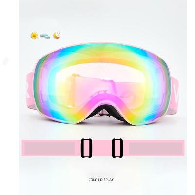 China 2021 New Fashion Anti Proof Logo Kids Snow Goggles Custom Made Fog Sand Prevention Water for sale