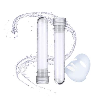 China Skin Care Cosmetic Wholesale Custom Tube Packaging Clear Plastic Test Tube Bottles for sale