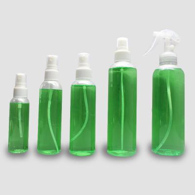 China Wholesale 60ml 100ml 120ml 250ml 300ml Plastic Spray Alcohol Spray Bottle PET Small Cosmetic Empty Clear Travel for sale