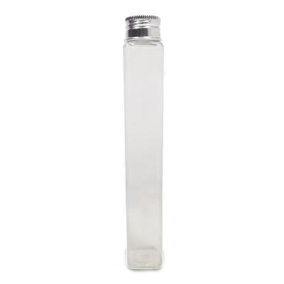 China Food China Suppliers PET New 100ml Clear Plastic Air Vacuum Tight Square Candy Bottle Plastic Bottle for sale