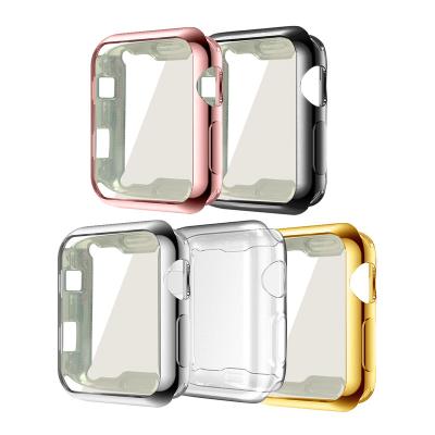 China Smartwatch screen protector manufacturers supply inclusive apple tpu anti scratch protective case for sale