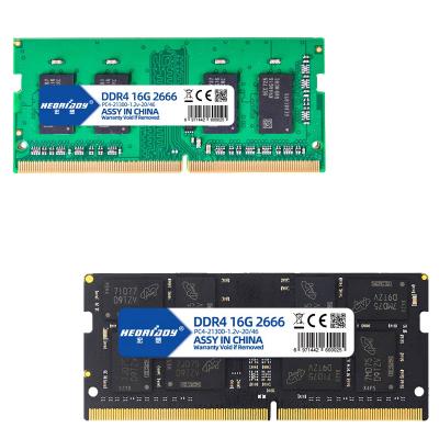 China Factory Price Factory Price HEORIADY Cheapest Sodimm Memory Notebook Dram DDR4 16GB 16gb 2666Mhz for sale