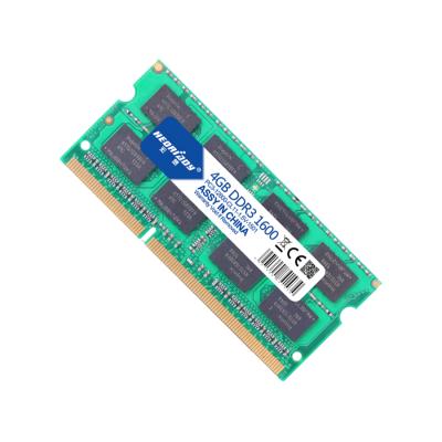 China Cheapest cost ddr3L 4gb 1600MHz PC3-12800 so-dimm ram for laptop for sale