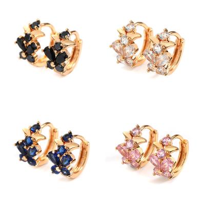 China Cheap Zircon Earring Fashion Jewelry Wholesale 2020 Crystal Earring Stud Earrings For Women for sale