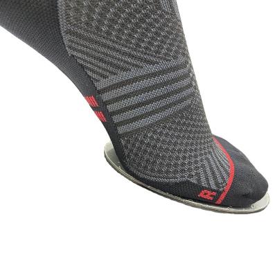 China Breathable Nylon Spandex Compression Socks Over Breathable Calf Mesh Cushioned Crew Mens Sole Sock for sale