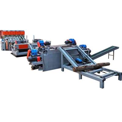 China Spindleless Plywood Making Veneer Machine Peeling Production Line For Softwood Log for sale