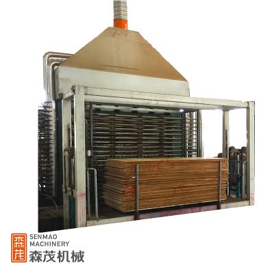 China Hydraulic Hot Press Machine / 1220*2440mm Building Material Stores Plywood Board Hot Press for sale