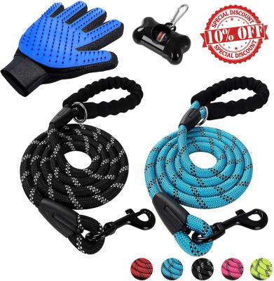 China Altra Sustainable Pet Riding Strong Nylon Braided Dog Lead Rope Thoughtful Dog Leash for sale