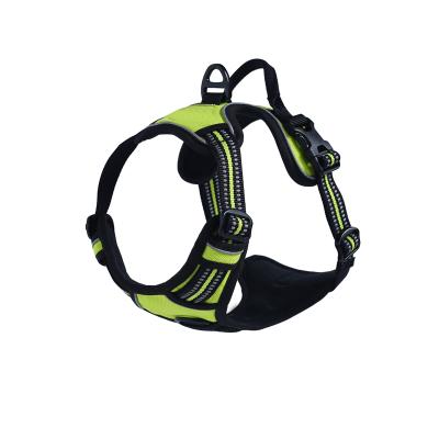 China Sustainable Dog Harness, Large Dog Harness, 3M Highlight Large Dog Chest Harness with Metal Buckle for sale