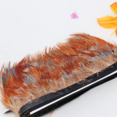 China Fashionable DIY Best Price High Quality Natural Color Pheasant Feather Trimming for sale