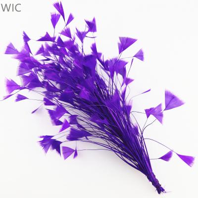 China Turkey Feathers Decorative Feather Hair Accessories Women's Purple Feather Flower Chicken Costume for sale