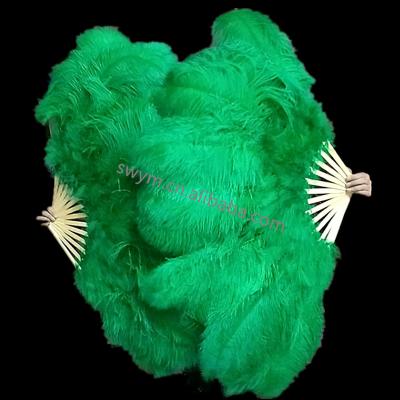 China High Quality Handmade Ostrich Feather Ostrich Feather Large Feathers Fan For Wedding Dance for sale