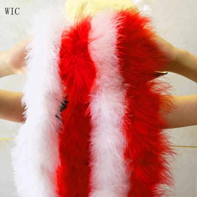 China Decorations Marabou Boa Turkey Fluffy Feather Boa For Decoration for sale