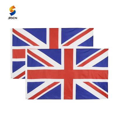 China Bright and vivid color. Besides Custom Vivid Color 3x5 Foot Polyester UK Flag Banner UK Flag for sale