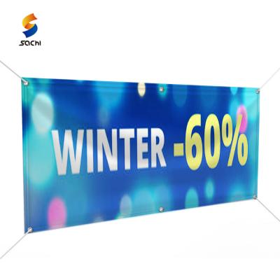 China Customized Outdoor Eco-friendly Waterproof BPL Cable Banner PVC Vinyl For Cheap Custom Flags Advertising Banner for sale