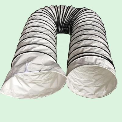 China Industrial 150mm 6 Inch High Temperature Flexible PVC Air Duct Pipe for sale