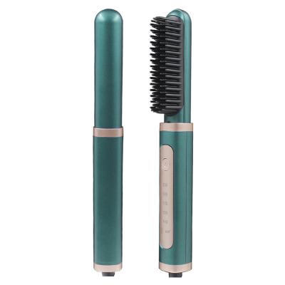 China Best Rechargeable Hair Iron Huafu Hair Straightener Curler Styler Hair Straightener Brush for sale