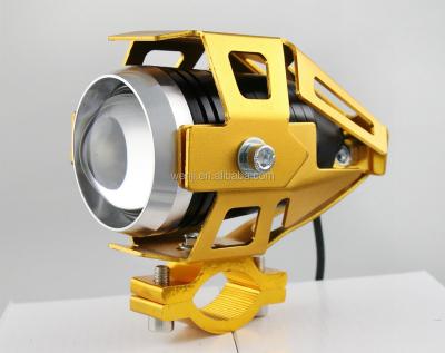 China Flash Lamp Transformers Spotlight For 12W Led Universal Motorcycle Headlight 12v80v Lens Spotlight for sale