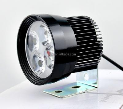 China 12w Aluminum Led Bulb Headlight For Adjustable Distance Bald Lamp Waterproof Motorcycle Lighting DC 12v80v for sale