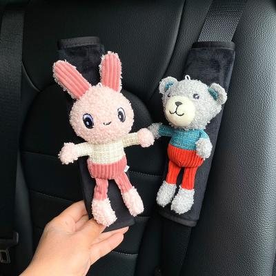 China New Cartoon Car Safety Belt Seat Belt Shoulder Pad Shoulder Guard Car Interior Seat Soft Cute Belt Protector Auto Accessories for sale