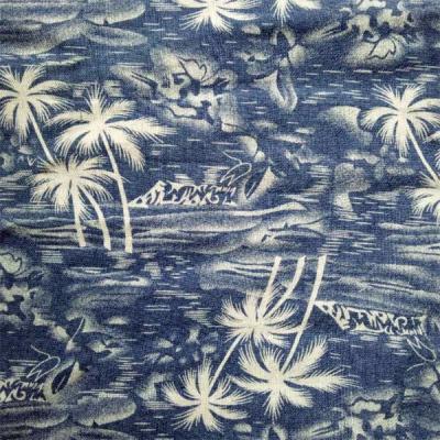 Chine La plage halète le modèle hawaïen lavable de cocotier de style de Liberty Print Fabric 160gsm à vendre