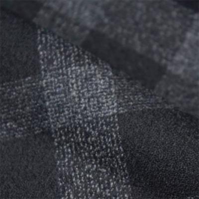 China Pure Wool 300gsm Suit Cloth Material Checkered Semi Worsted Fabric 145cm Width for sale