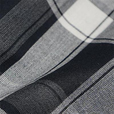 Chine tissu à carreaux noir et blanc matériel de blazer de modèle de tissu du costume 230gsm à vendre