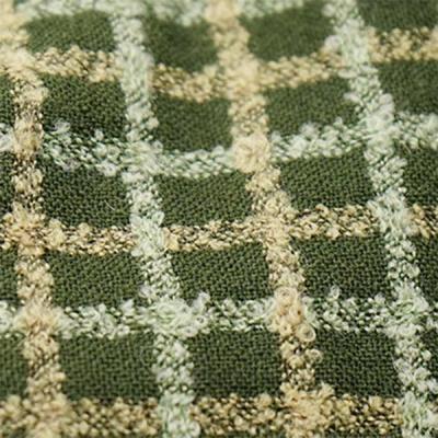 China Luxury Suit Cloth Material Wool Cashmere Blended Golden Green 330gsm for sale