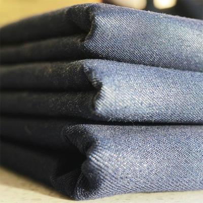 Chine tissu organique de denim de bout droit de chanvre de coton de tissus fonctionnels de 40D 80*52 AW10OZ à vendre