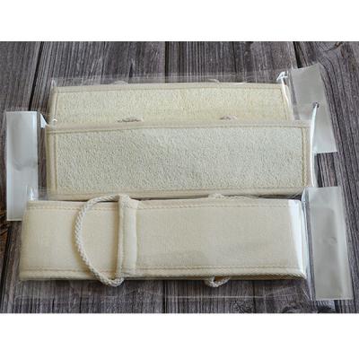 Chine bande 8x28x70cm de serviette de Bath de frottage de luffa de matériaux des soins de la peau 60g longue à vendre