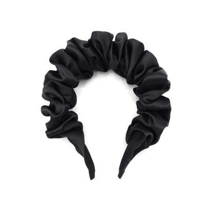 China Wholesale Custom Modern Minimalist Silk Wrap Hairband Women's Silk Headband 19/22mm Silk Hairband for sale