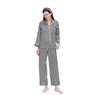 China OEM Service Homefit Textile Sleepwear QUICK DRY Pajamas Set 100% Real Silk Pajamas for sale