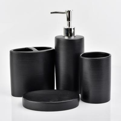 China Hotel Home Decoration Decoration.hotel Ceramic Bath Accessories Set Wholesale for sale