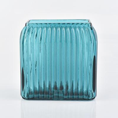 China Sustainable Glass Bathroom Accessories , Blue Glass Toothbrush Holder for sale